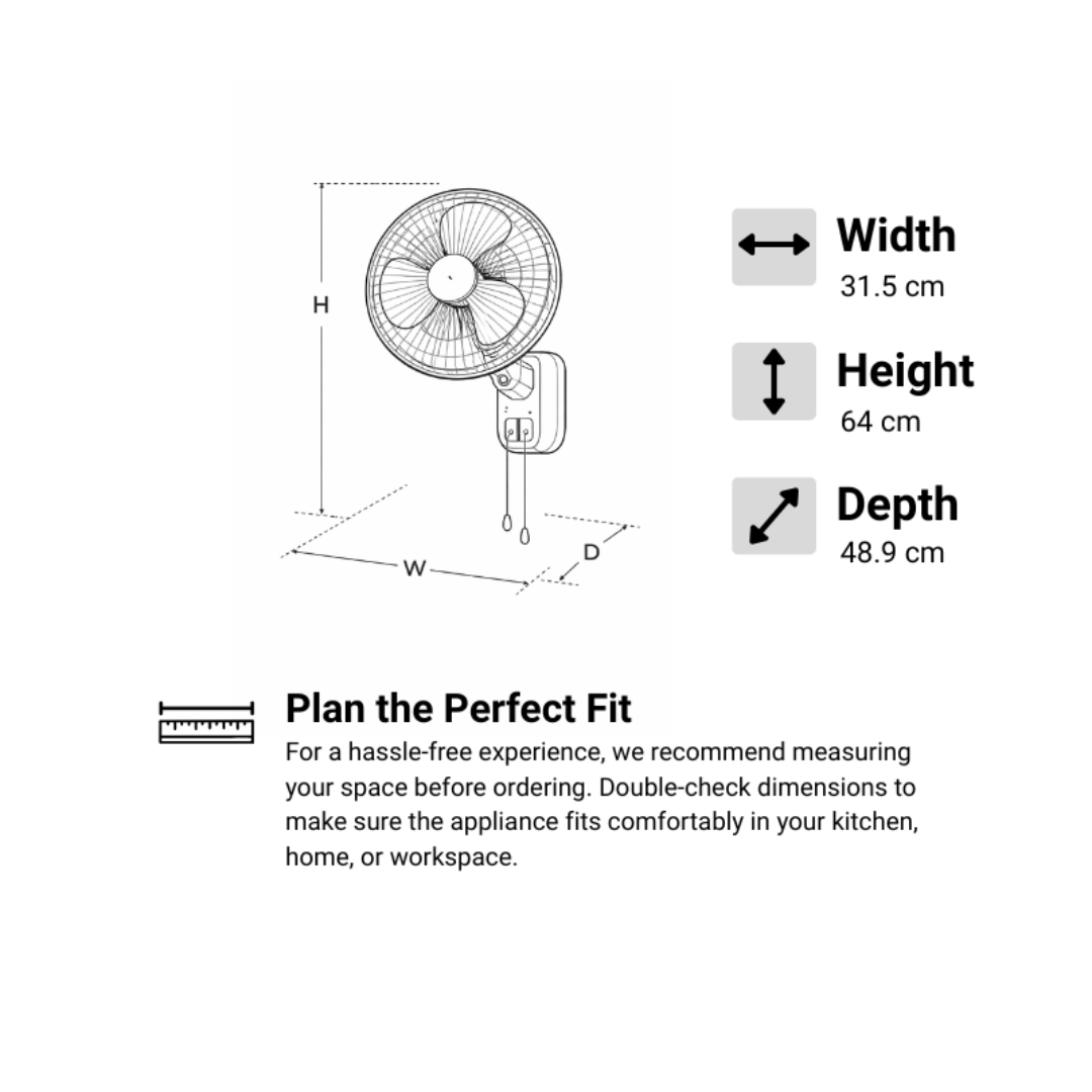 WIF-18 18″ Industrial Wall Fan