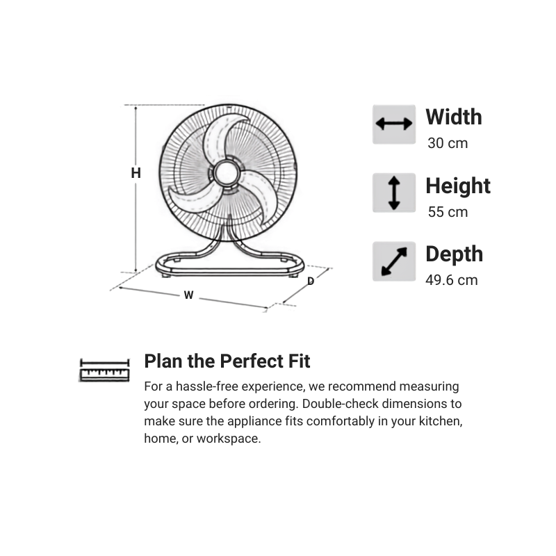 RIF-1802C 18″ Industrial Floor Fan