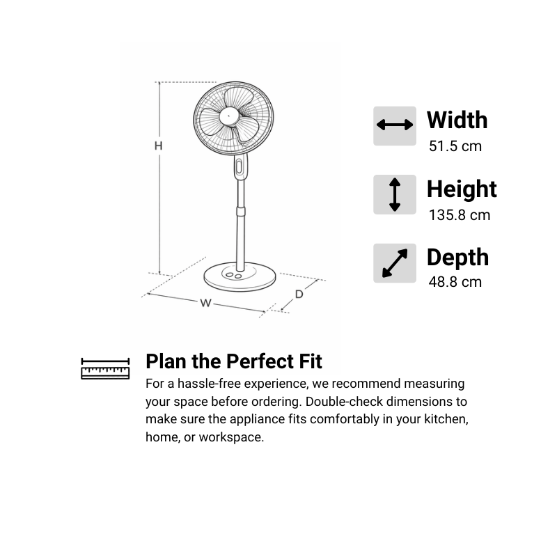 CHSF-1801MX Stand Fan