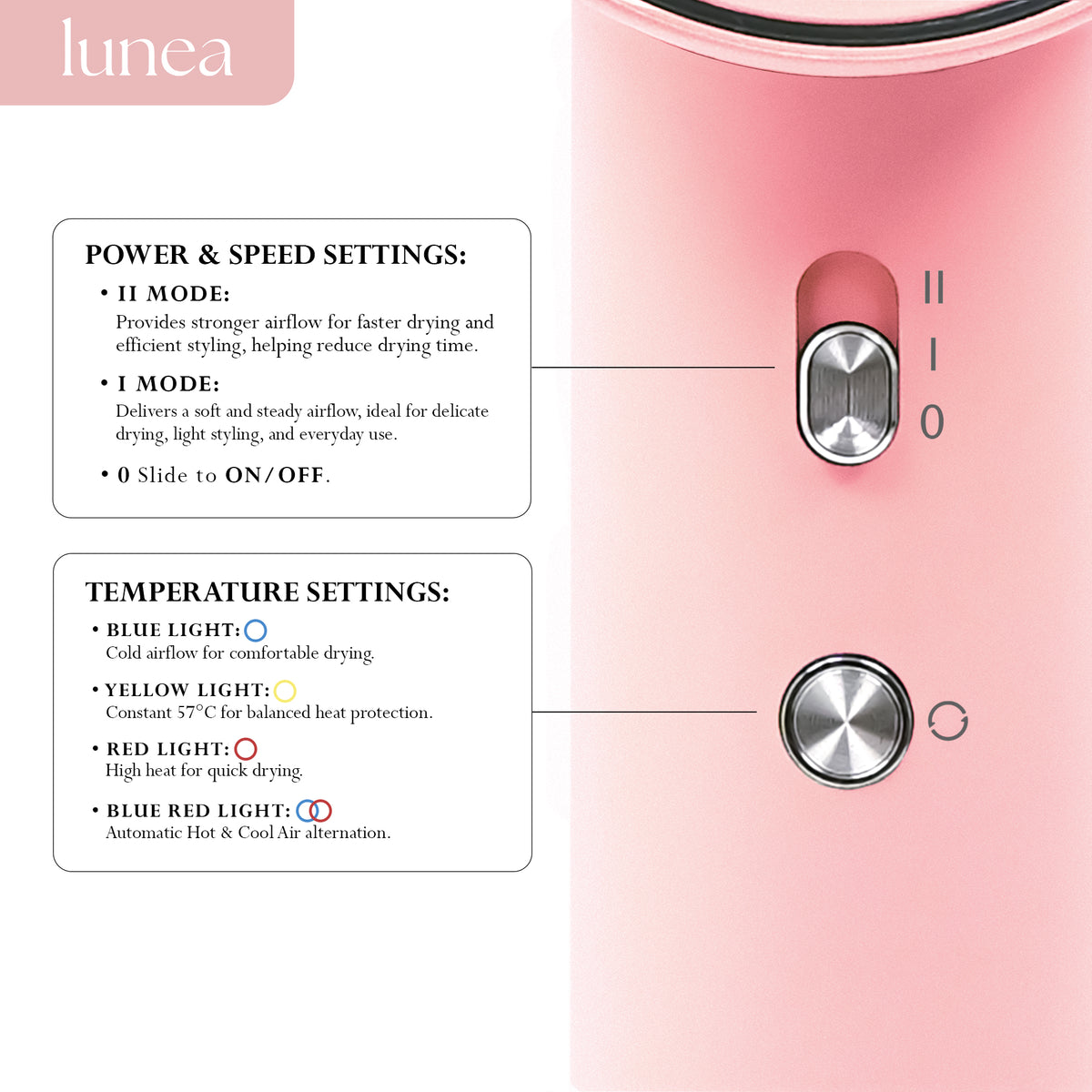 Lunea Air Classic High-Speed Hair Dryer