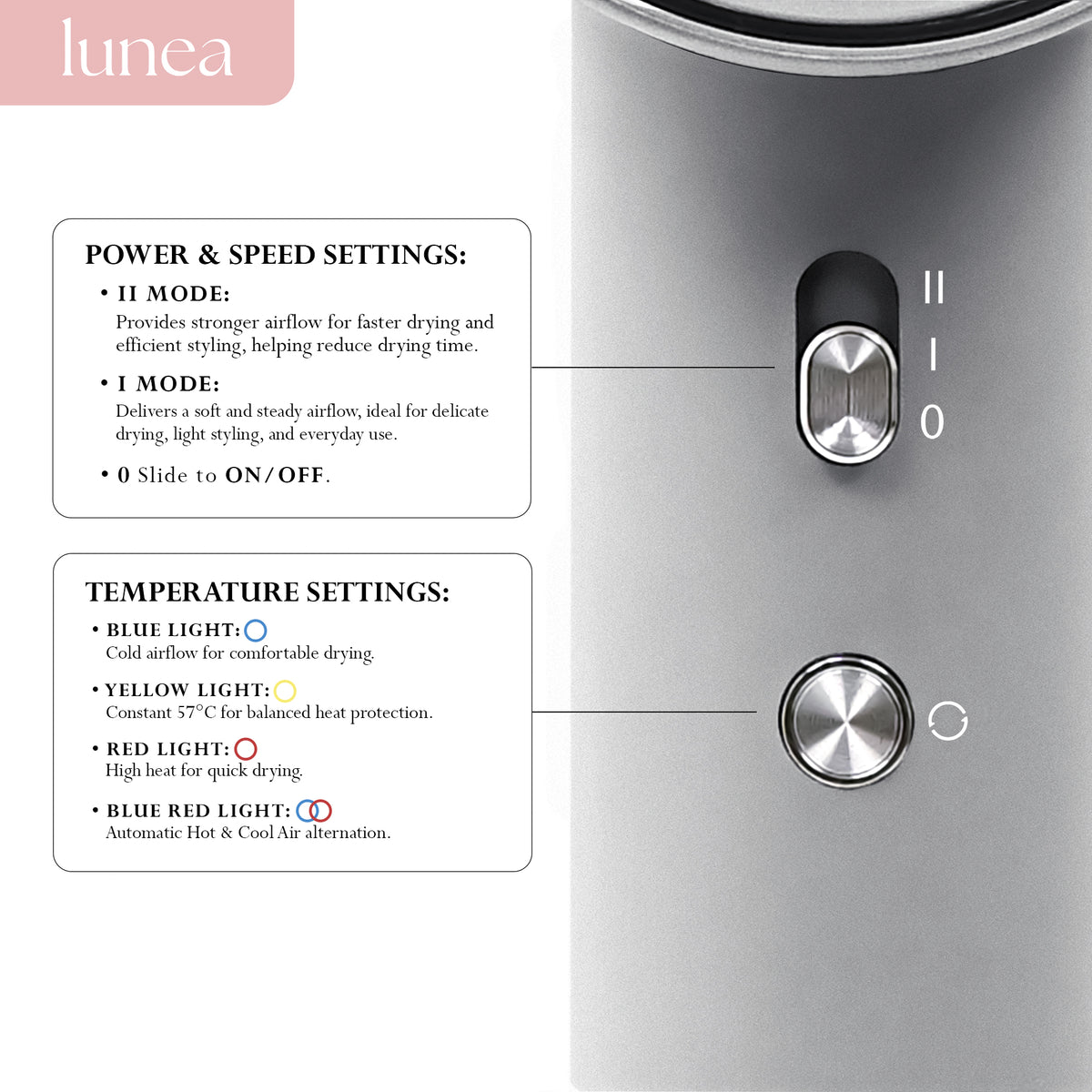Lunea Air Classic High-Speed Hair Dryer