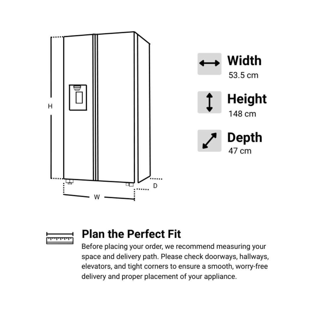 CRF-BDC601-SS Direct Cooling Refrigerator