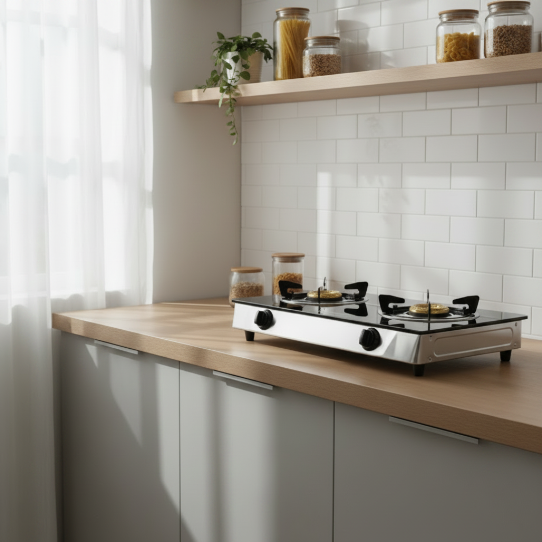 CGS-712G-B Double Burner Gas Stove