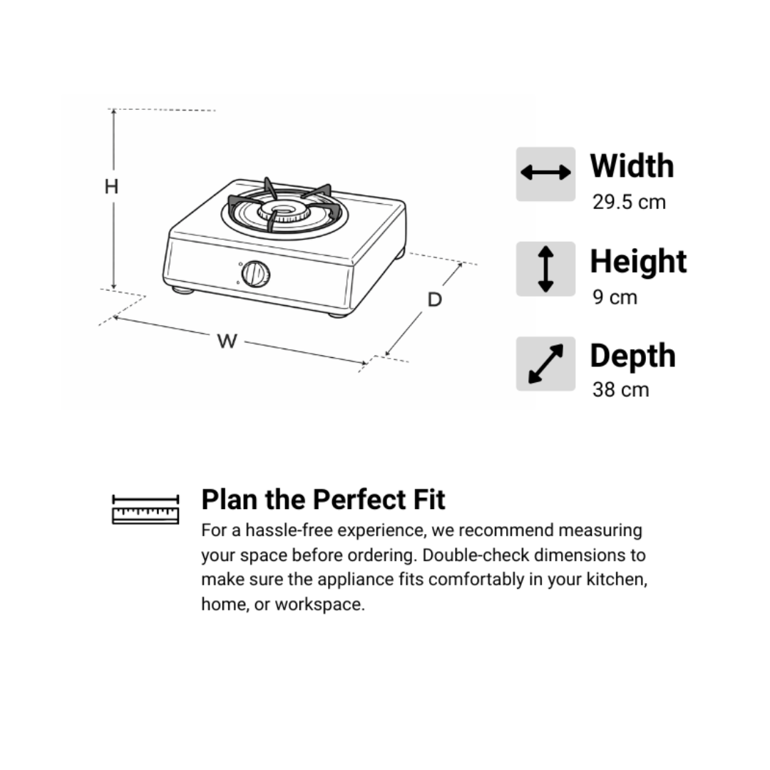 CGS-405S Single Burner Gas Stove