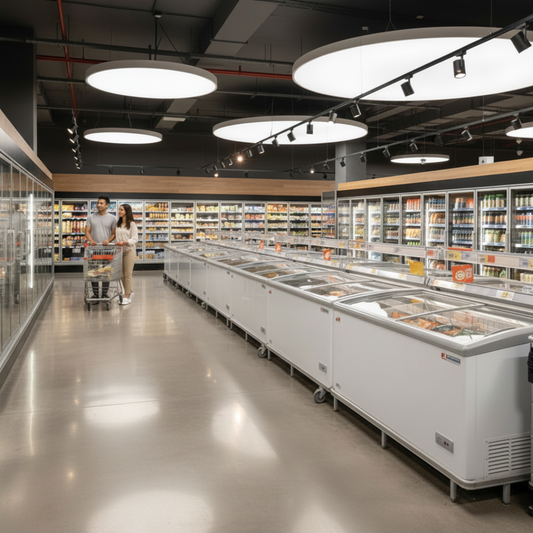 CRF-100FD-GT Chest Freezer & Chiller Duo Glass Top