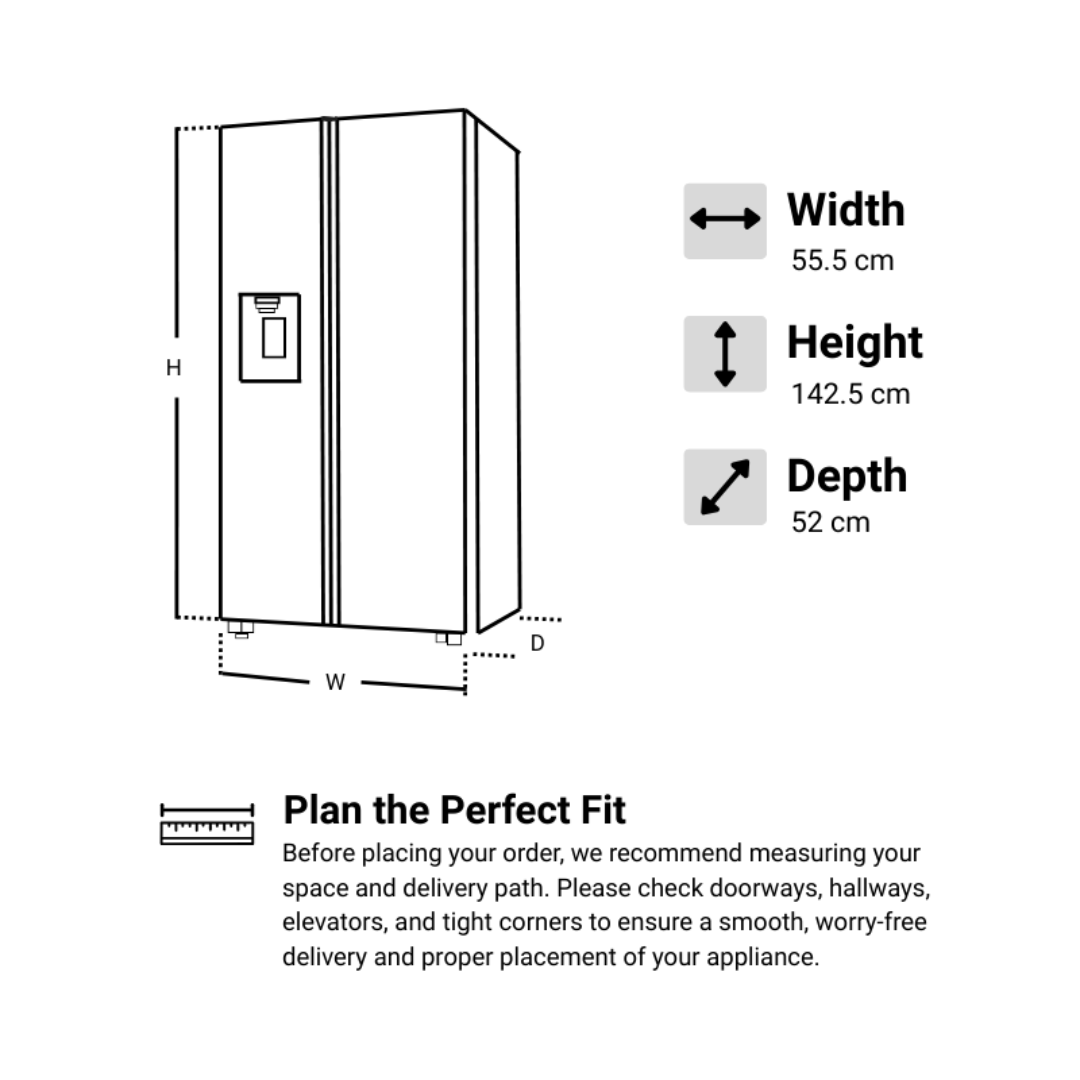 CRF-ADC751-SS Direct Cooling Refrigerator