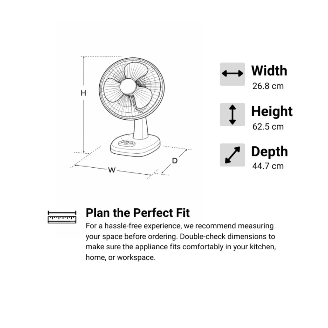 CDF-616C 16″ Desk Fan