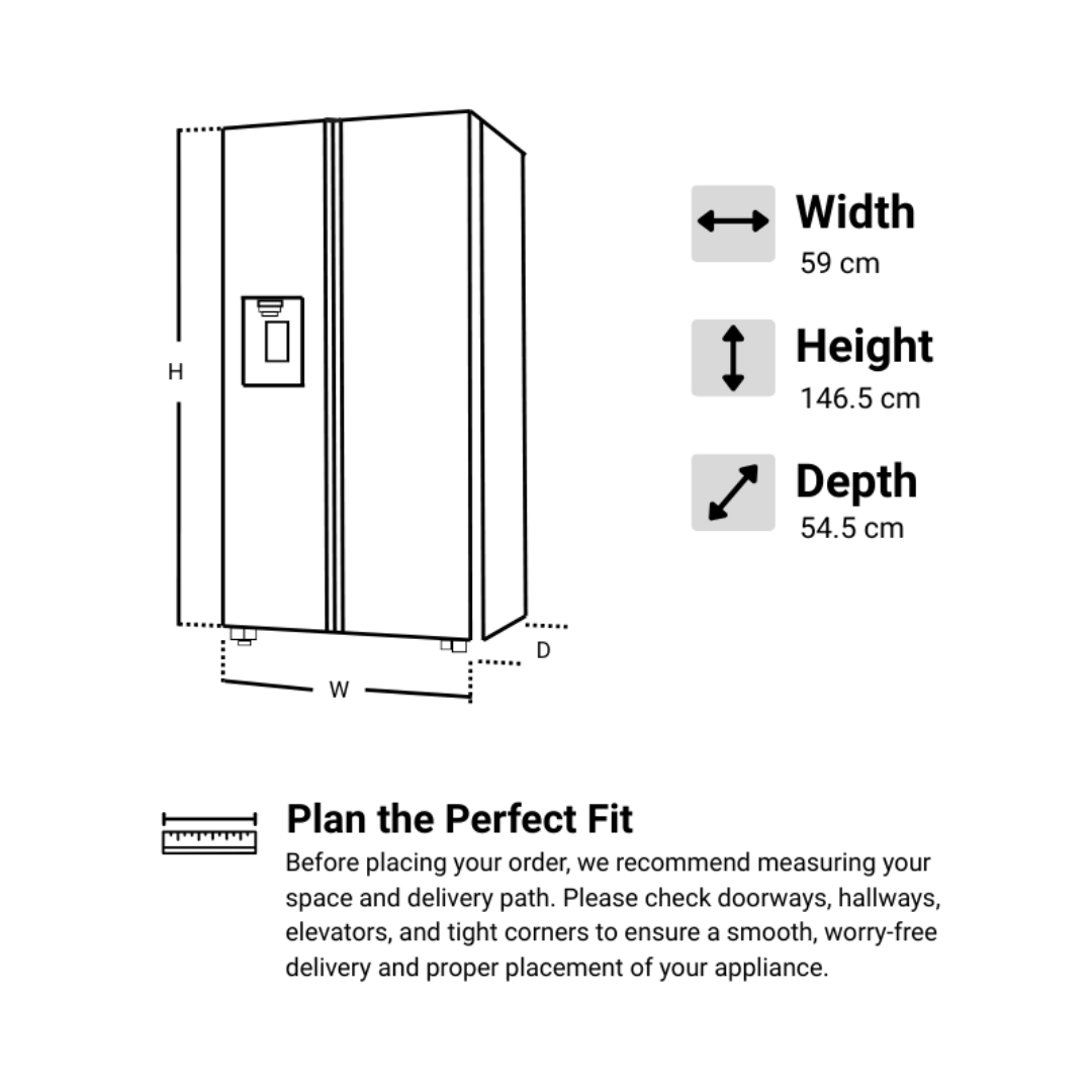 CRF-BNF751V-SS No Frost Inverter Refrigerator