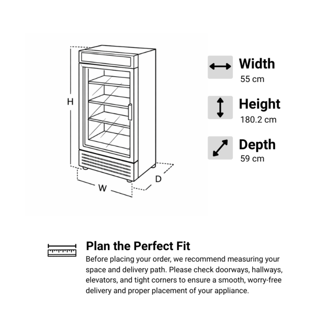 CBC-85 Showcase Beverage Chiller