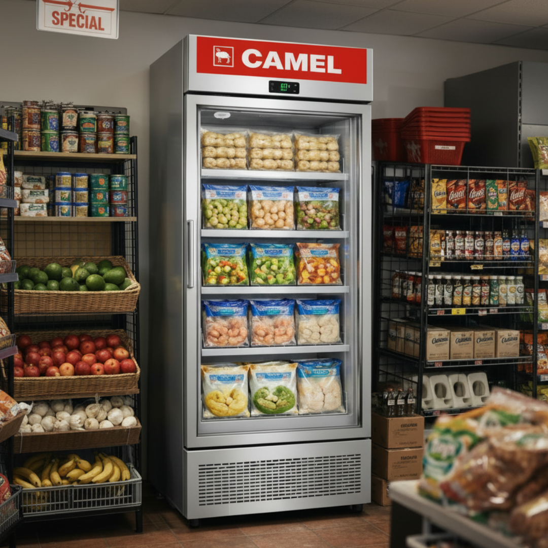 CBF-150 Upright Glass Door Freezer No Frost