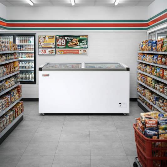 CRF-70FD-GT Chest Freezer & Chiller Duo Glass Top