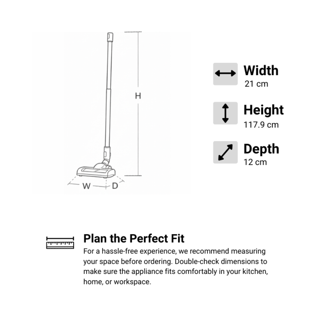 CVC-601S 2-in-1 Handheld and Stick Vacuum