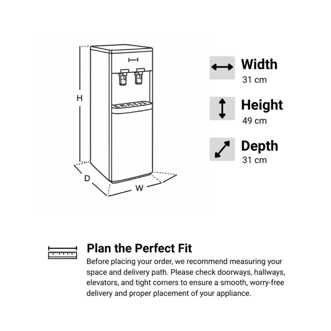 CWDT16E-DP3 Table Top Water Dispenser