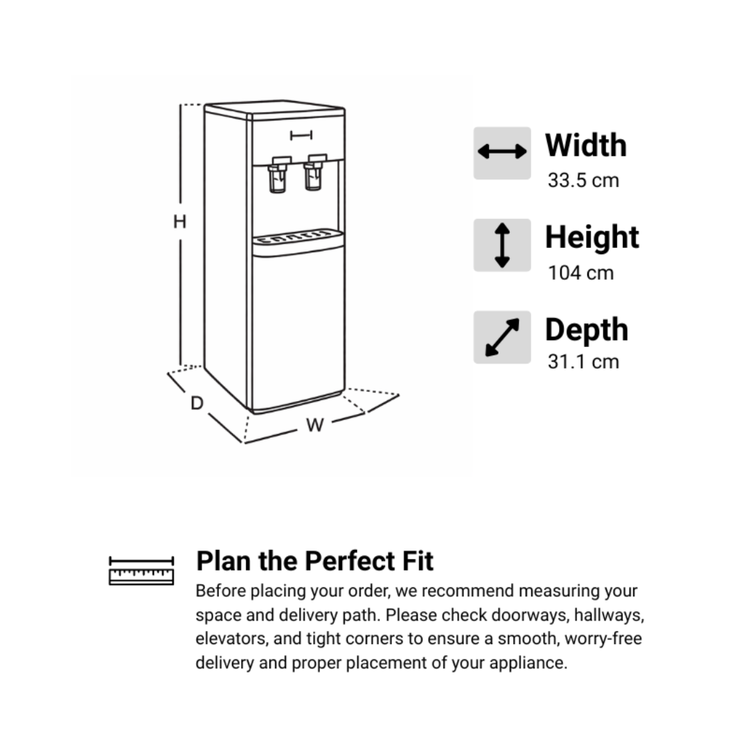 CWD16HC-PR4 Bottom Load Water Dispenser
